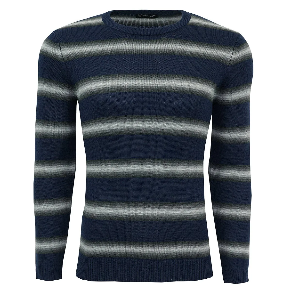 Kenneth Cole New York Men's Ombre Stripe Sweater