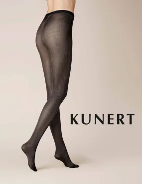 Kunert Zig Zag Tights Black 374510