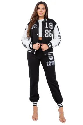 La Diosa Women's Baseball Jogger