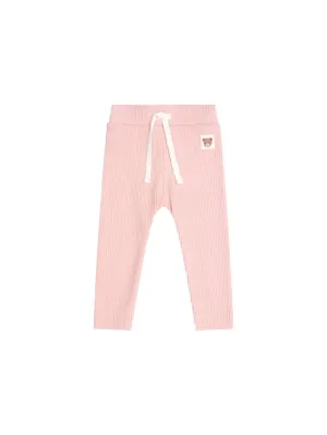 Light Pink Ribbed Legging