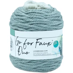 Lion Brand Go For Faux Duo Yarn - Grey/Husky 200g*