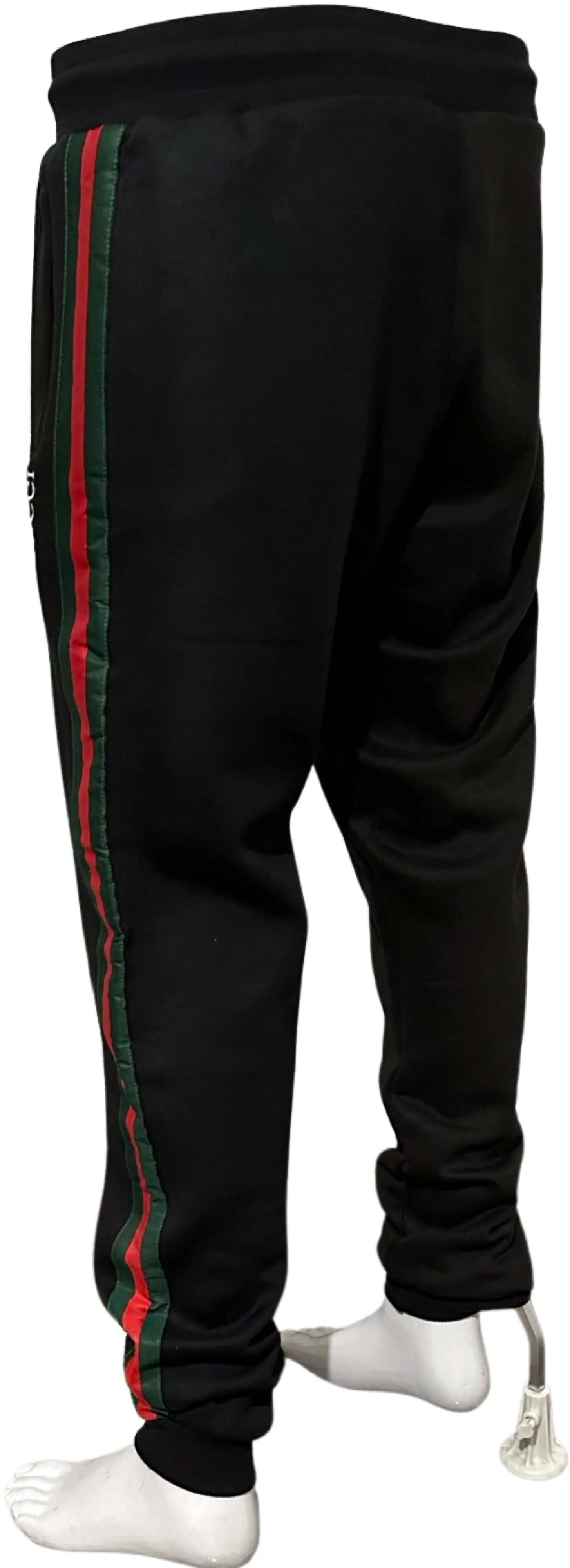 ^LUXURY^ (BLACK-MULTI) LUXURY EMBROIDERED JOGGER SWEATPANTS