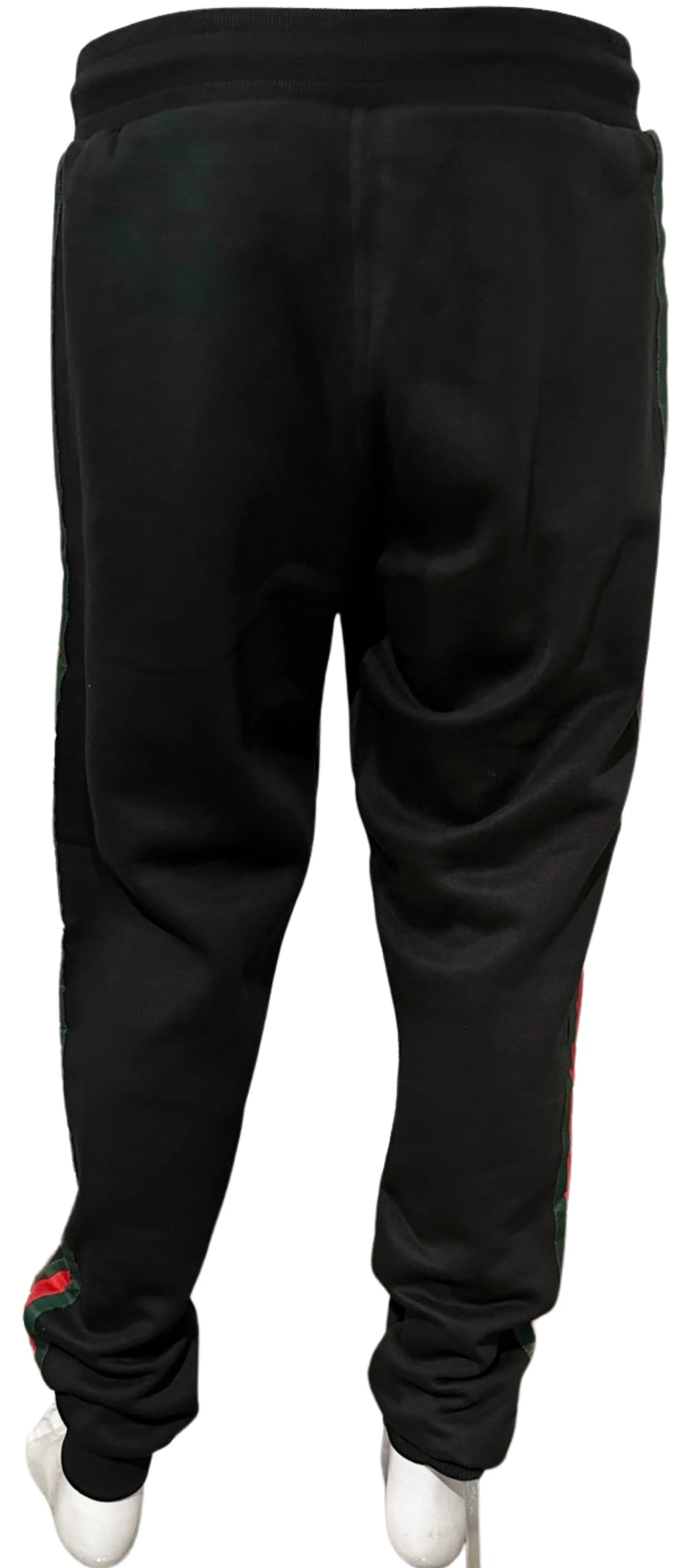 ^LUXURY^ (BLACK-MULTI) LUXURY EMBROIDERED JOGGER SWEATPANTS