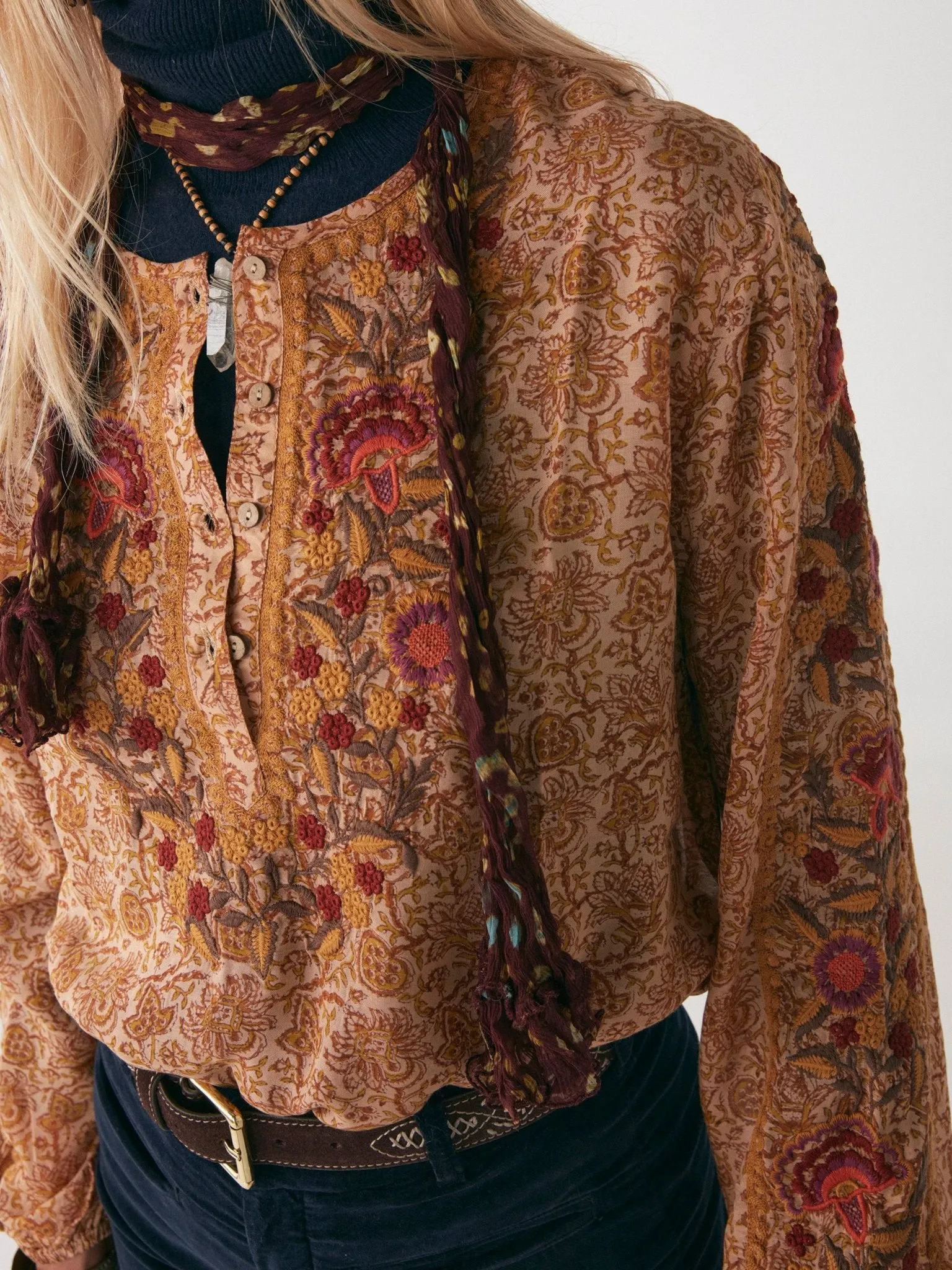 Manuela Blouse - Bikaner Moutard