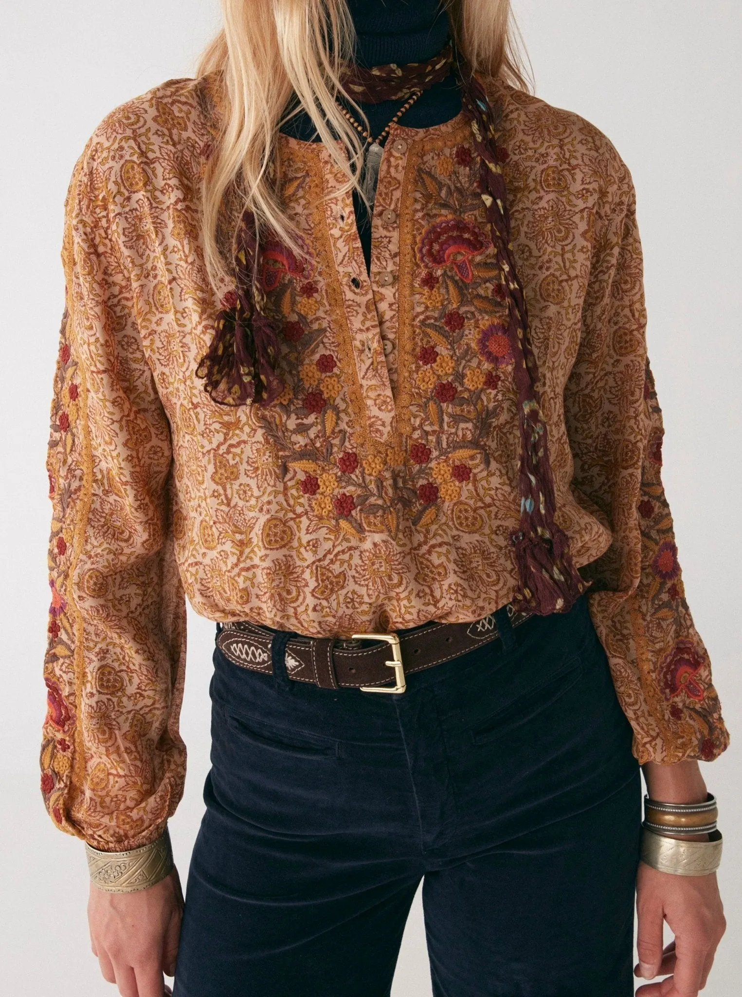 Manuela Blouse - Bikaner Moutard