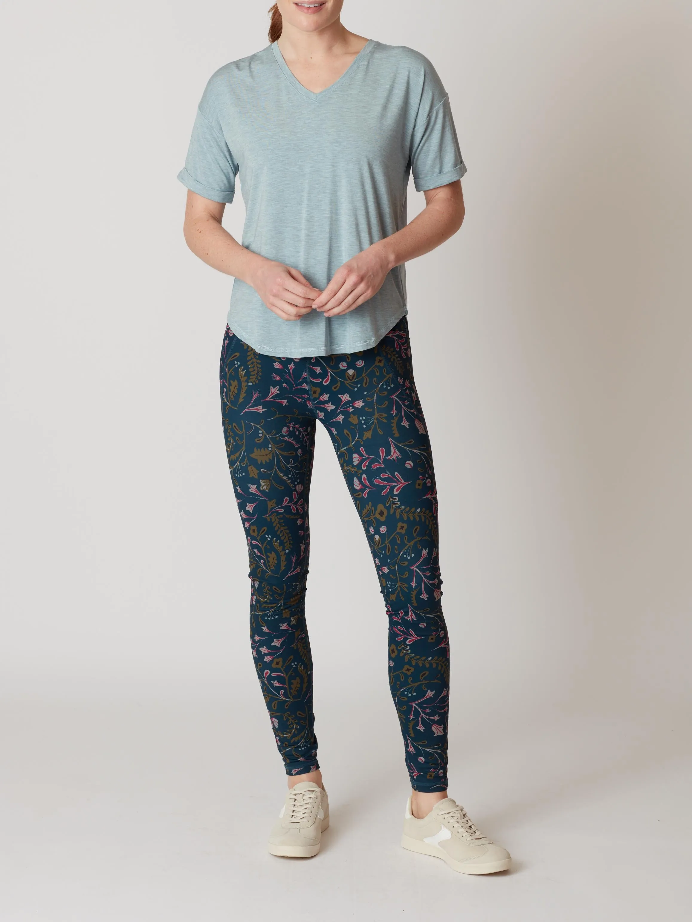 Marlin Full Length Printed Leggings