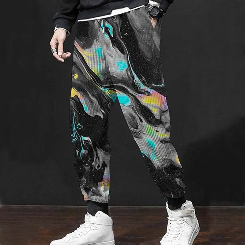 Men's Casual Digital 3D Print Pants