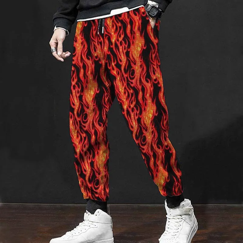 Men's Casual Digital 3D Print Pants