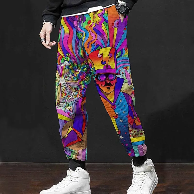 Men's Casual Digital 3D Print Pants