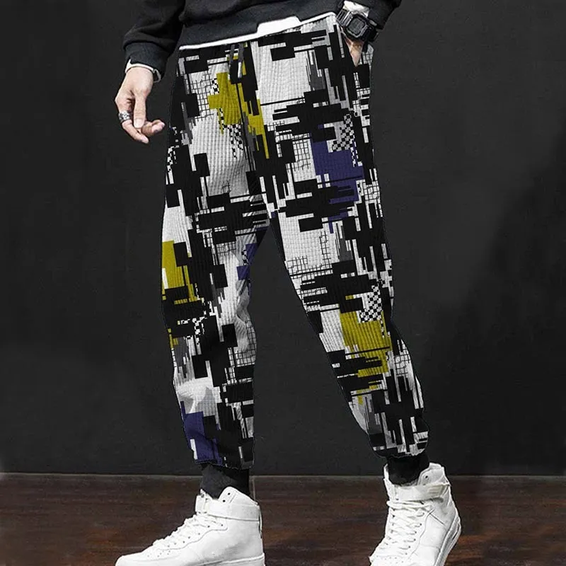 Men's Casual Digital 3D Print Pants