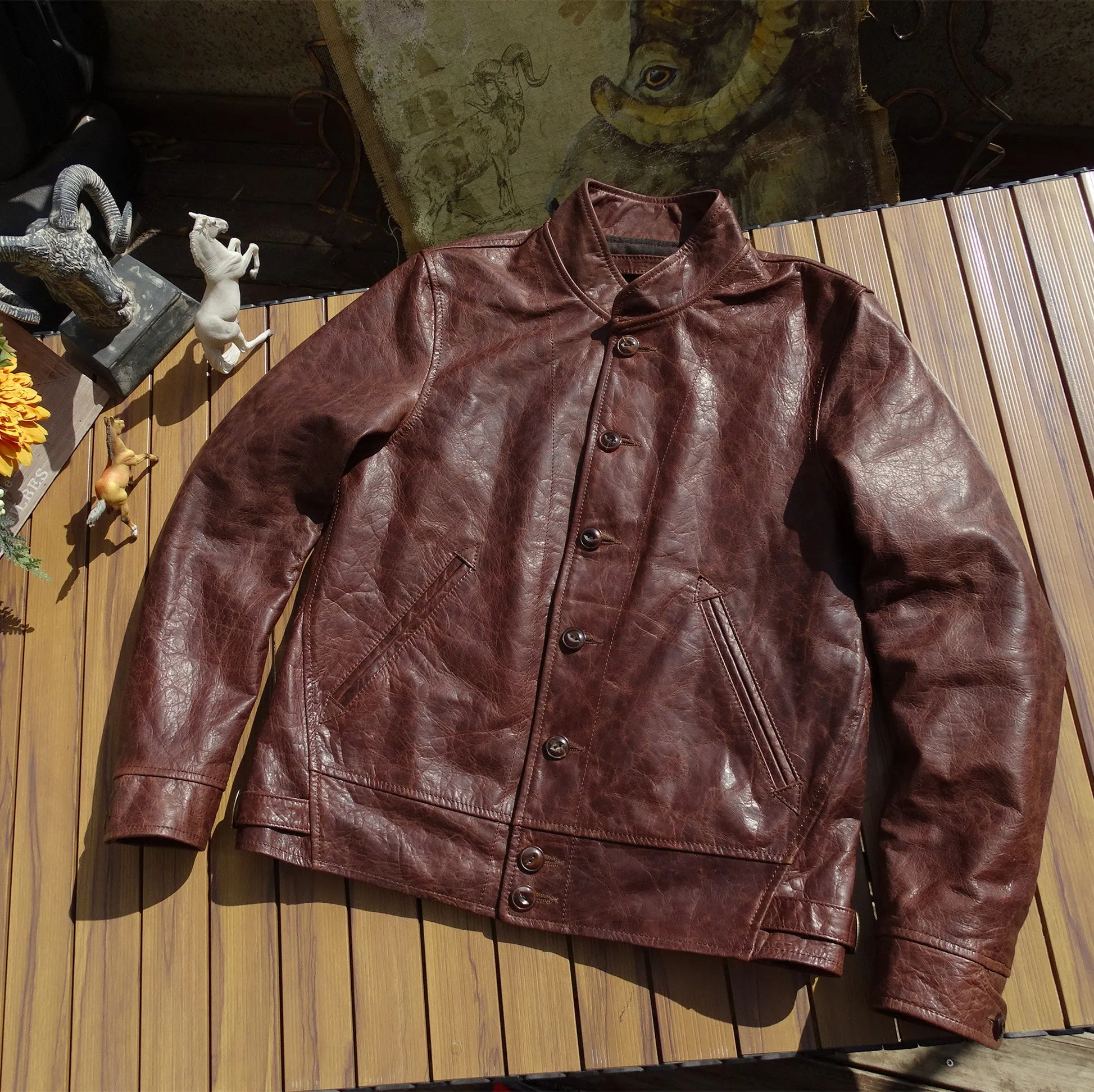 Men's Cossack Leather Jacket