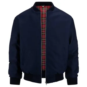 Mens Harrington Bomber Jacket - Navy