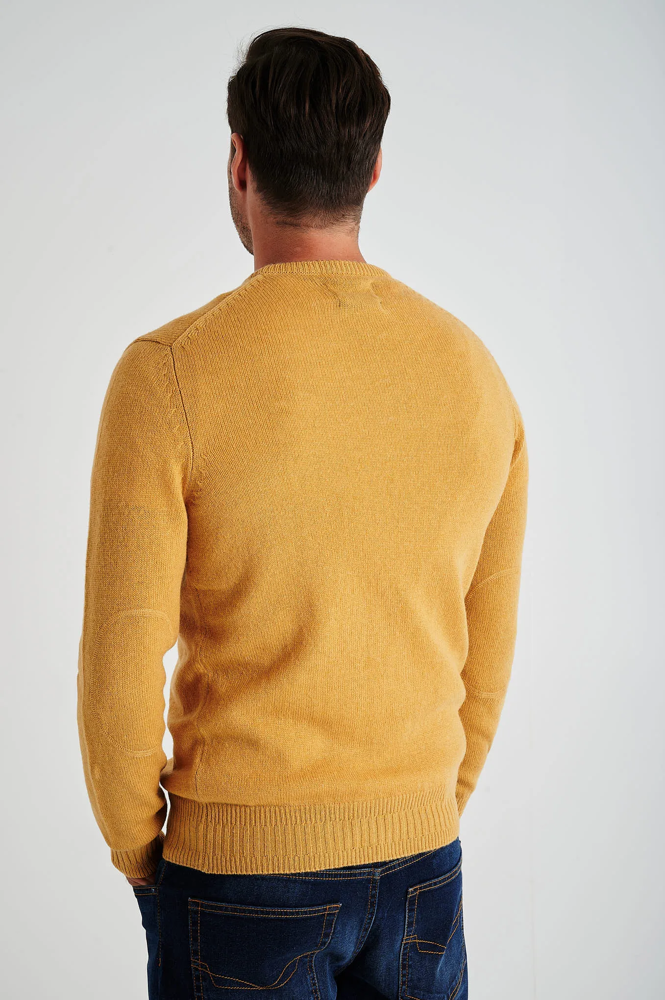 Men's machine washable crew neck sweater