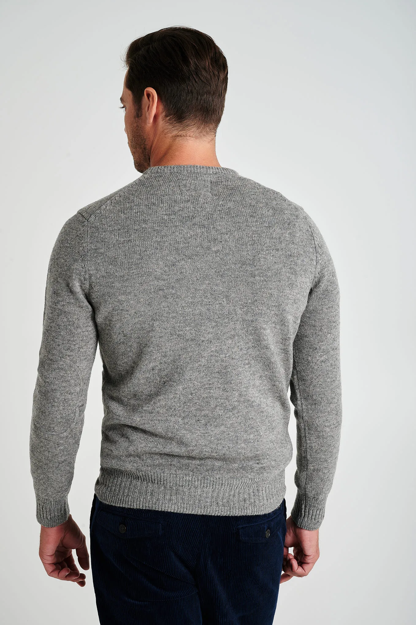 Men's machine washable crew neck sweater