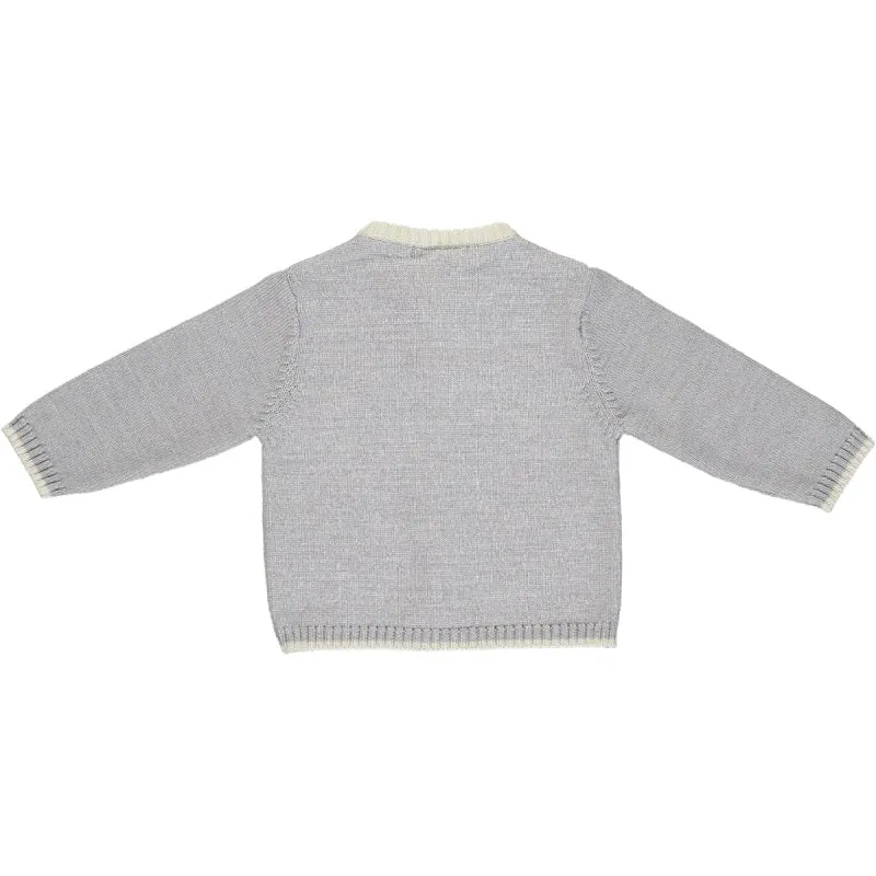 Merino Baby Cardigan - Mist