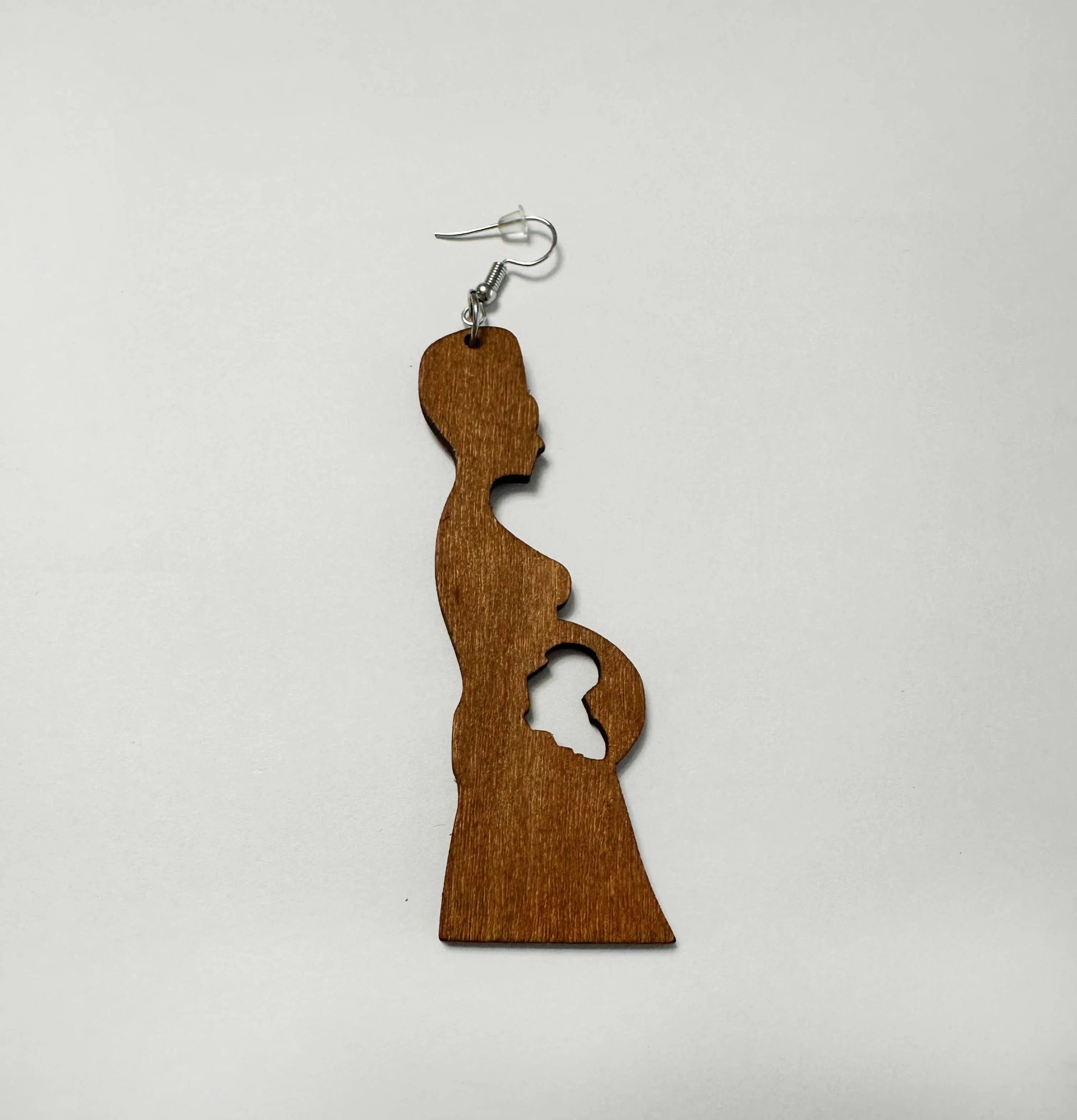 Mother Africa earrings | Africa shaped | Natural hair | Afrocentric earrings | jewelry | African