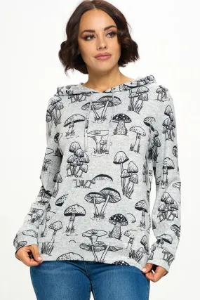 Mushroom Pullover Hoodie