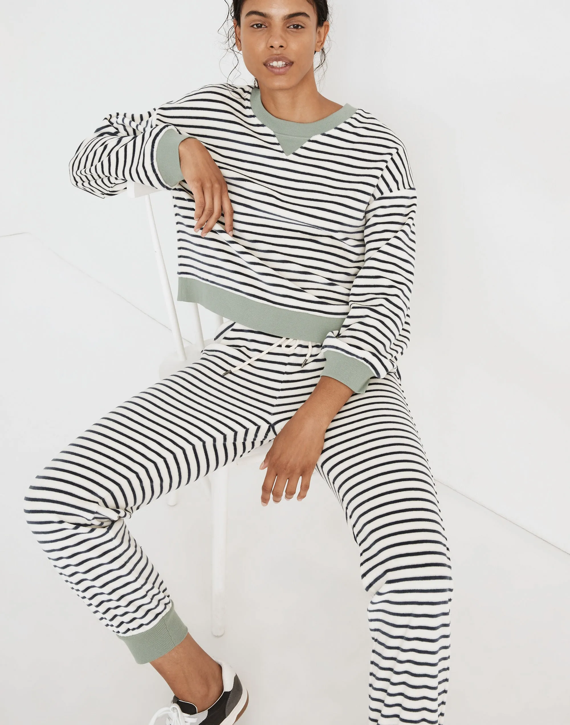 MWL Velour Stripe Sweatpants