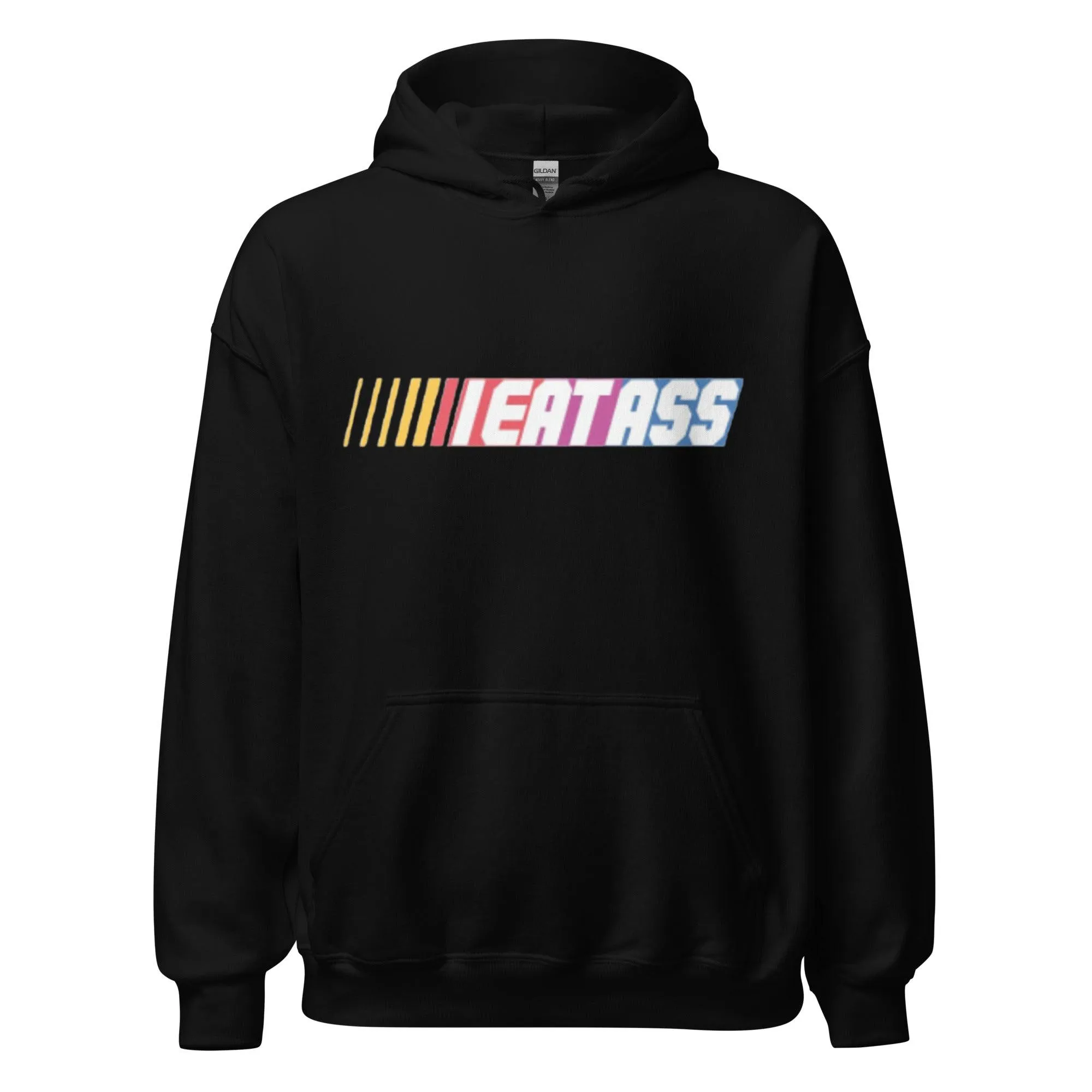 Nascar Hoodie Eat Ass Blended Cotton Unisex Midweight Pullover