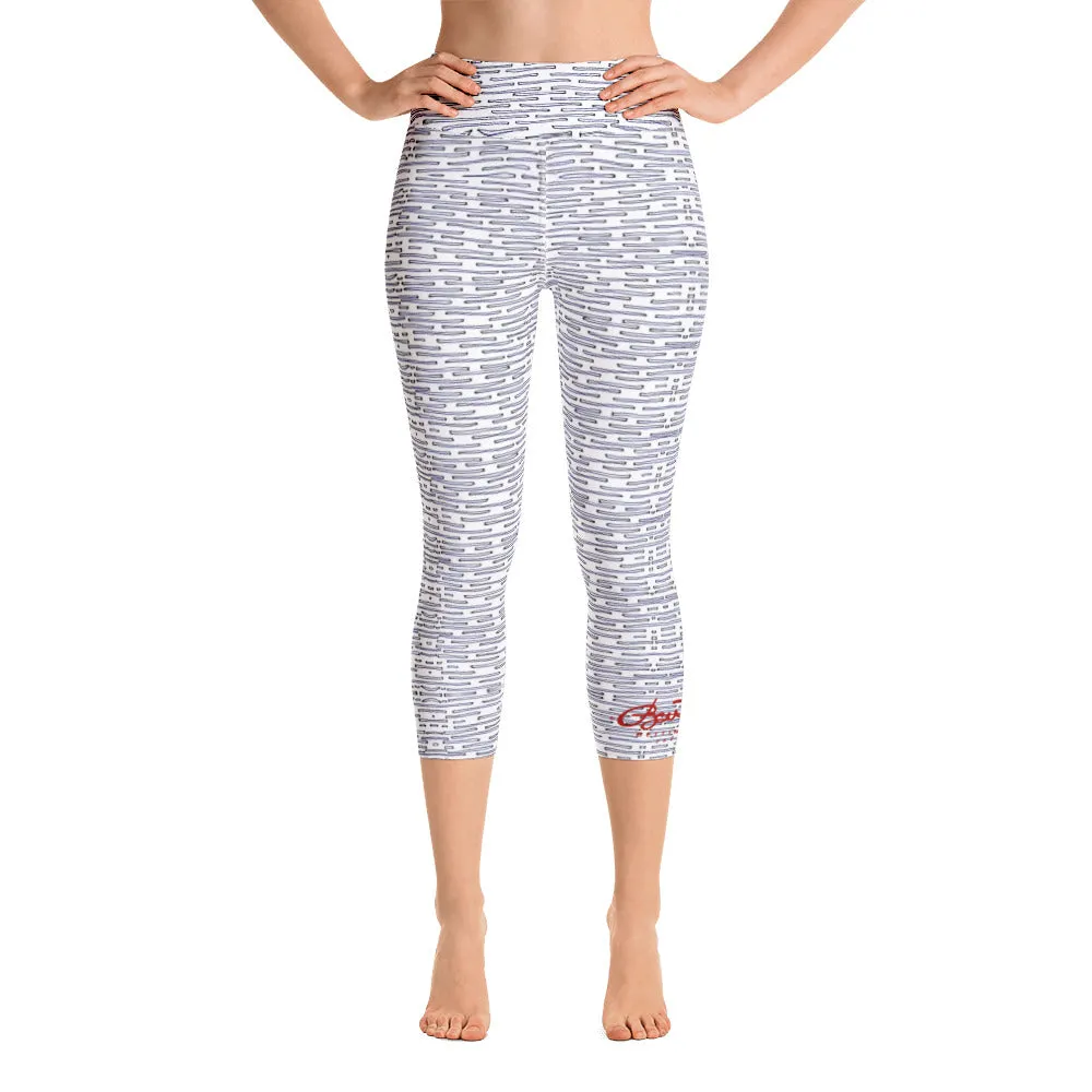 Nautical Crew Yoga Capri Leggings