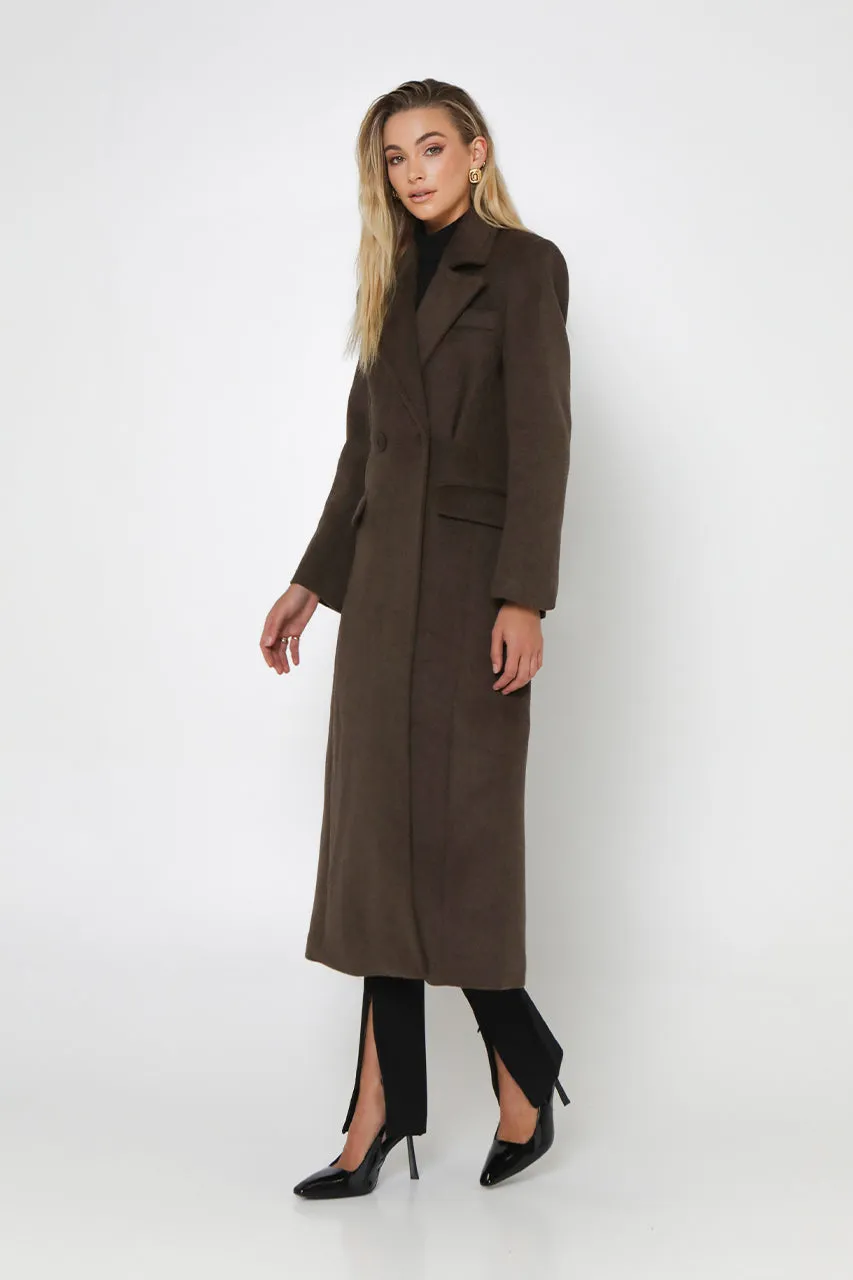 Oliver Coat | Choc