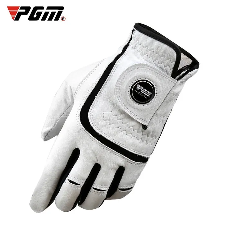 PGM Golf Sheepskin Breathable Non-slip Single Gloves for Men (Color:Left Hand Size:23)