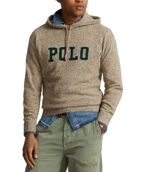 POLO Ralph Lauren MEN Intarsia Knit Hooded Logo Sweater