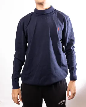 Polo Ralph Lauren Mock Neck Sweater - Dark Blue