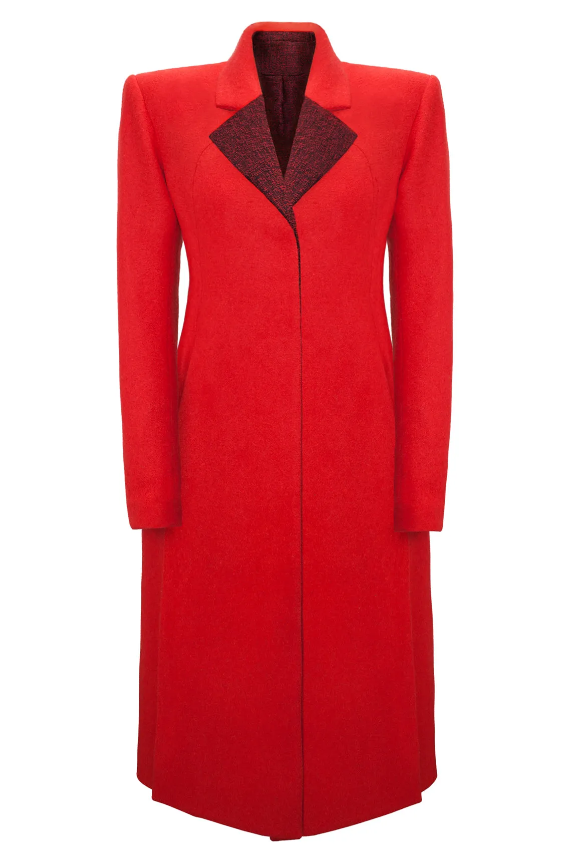 Red Wool "Georgette" Coat