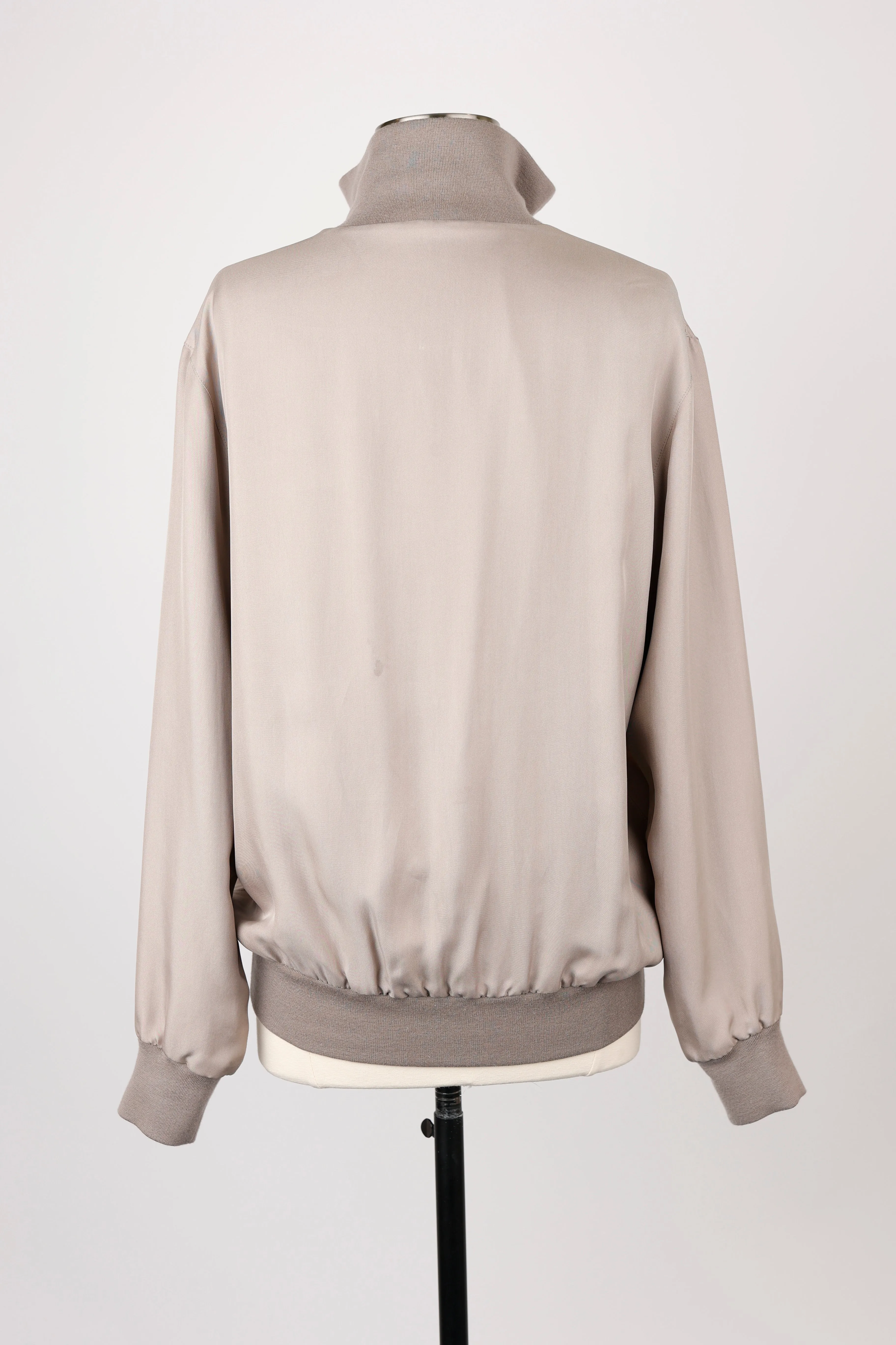 Reversible Cashmere/Silk Bomber Jacket