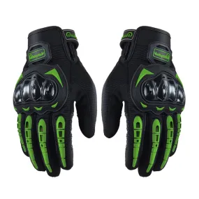 Riding Tribe MCS-17 Motorcycle Gloves Touch Screen Outdoor Riding Gloves, Size: M(Green)