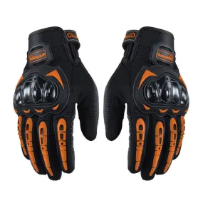 Riding Tribe MCS-17 Motorcycle Gloves Touch Screen Outdoor Riding Gloves, Size: XXL(Orange)