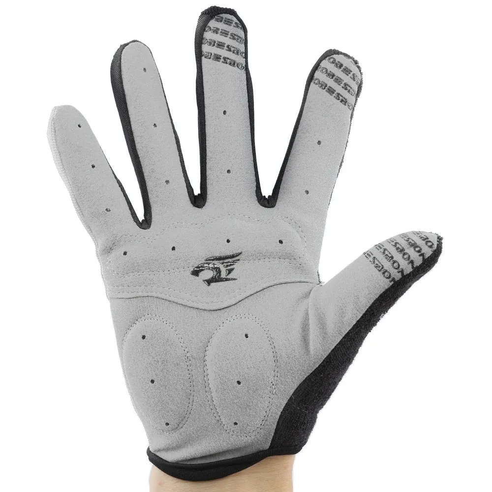 Robesbon Paired Unisex Sport Motocross Cycling Full Finger Gloves