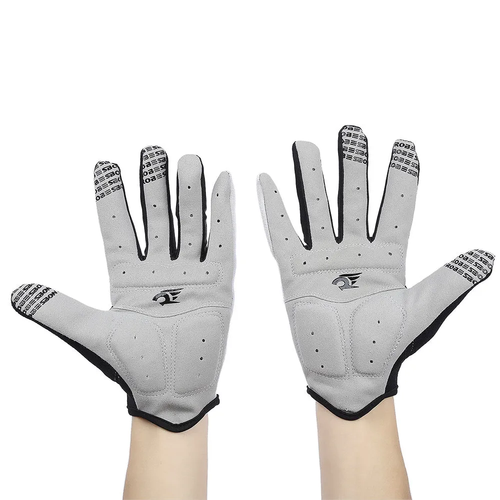 Robesbon Paired Unisex Sport Motocross Cycling Full Finger Gloves