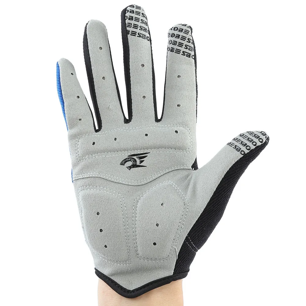 Robesbon Paired Unisex Sport Motocross Cycling Full Finger Gloves