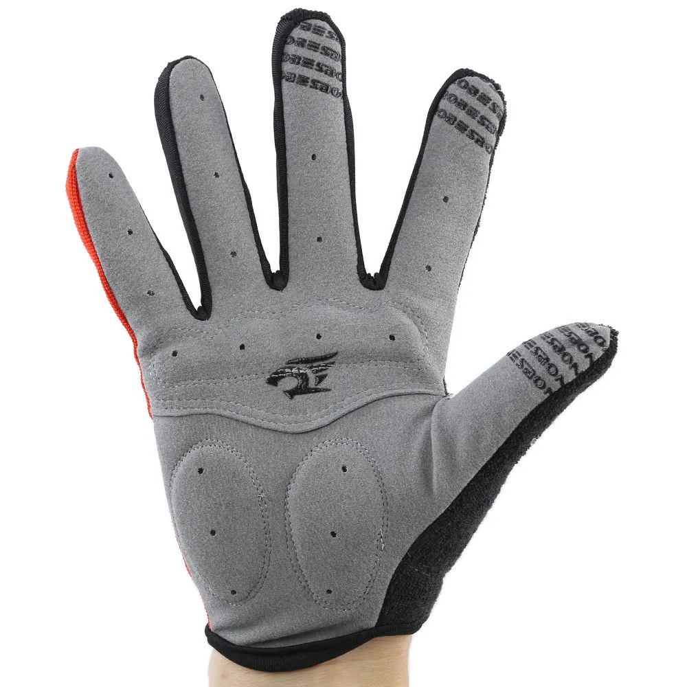 Robesbon Paired Unisex Sport Motocross Cycling Full Finger Gloves