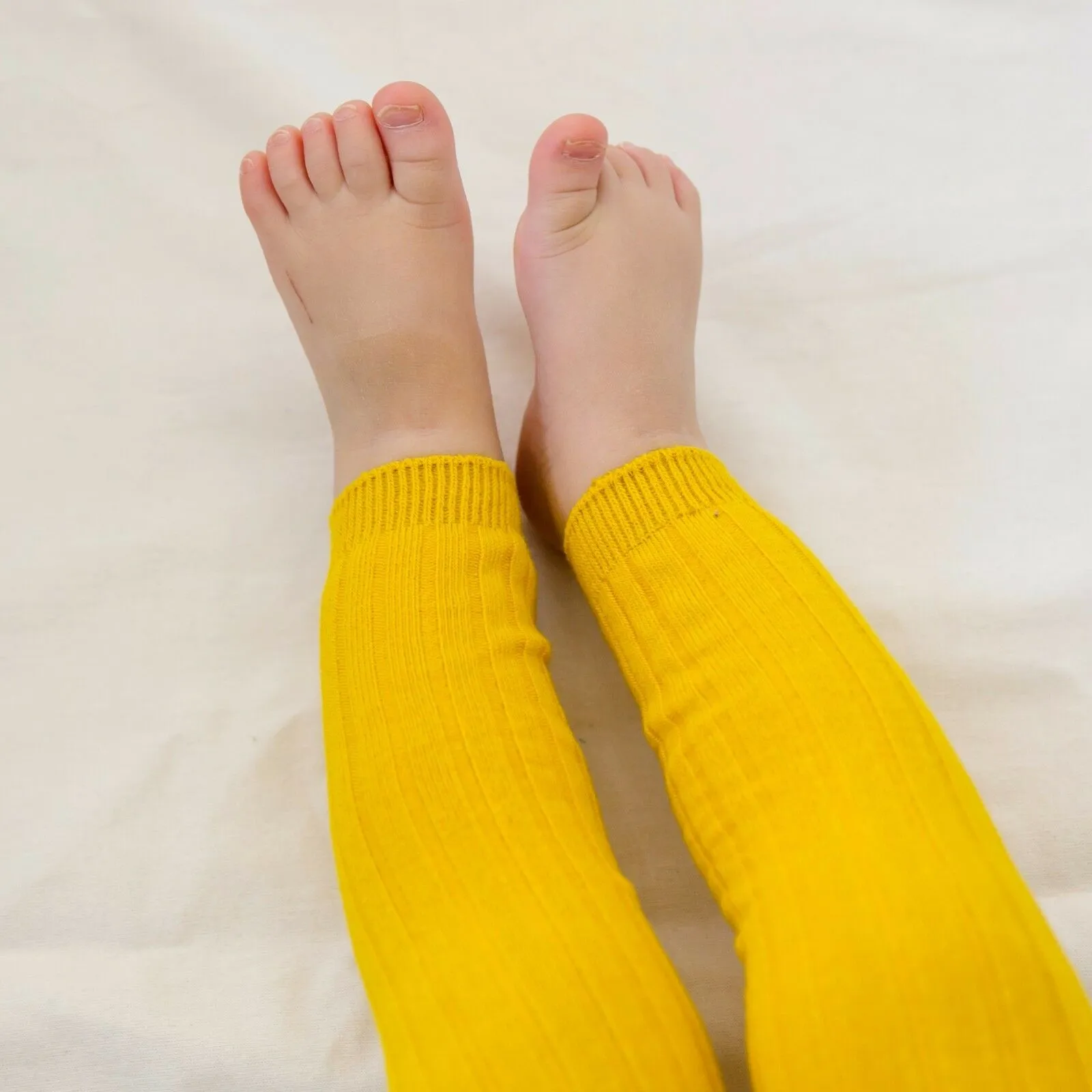 RunRun Mustard Ribbed Leggings