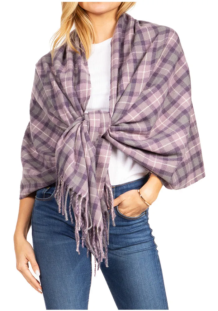 Sakkas Martinna Women's Winter Warm Super Soft and Light Pattern Shawl Scarf Wrap