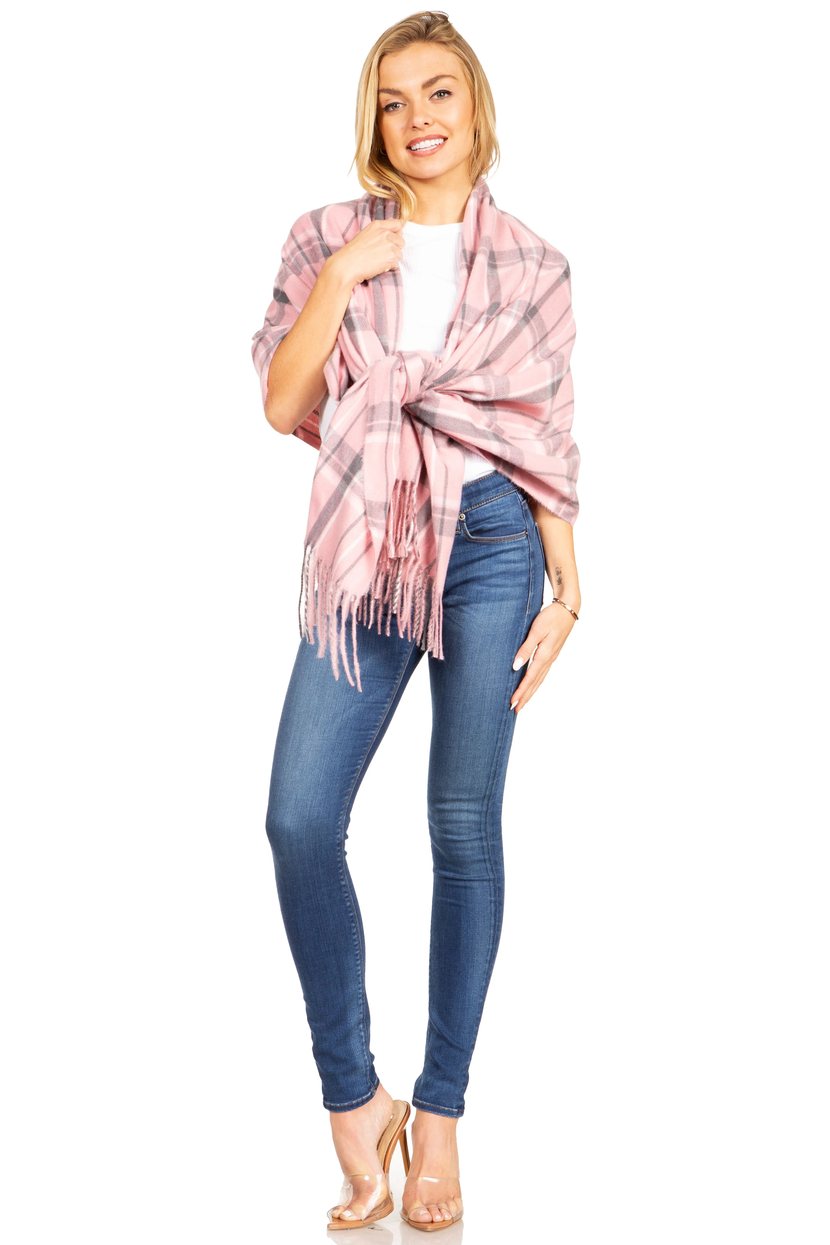 Sakkas Martinna Women's Winter Warm Super Soft and Light Pattern Shawl Scarf Wrap