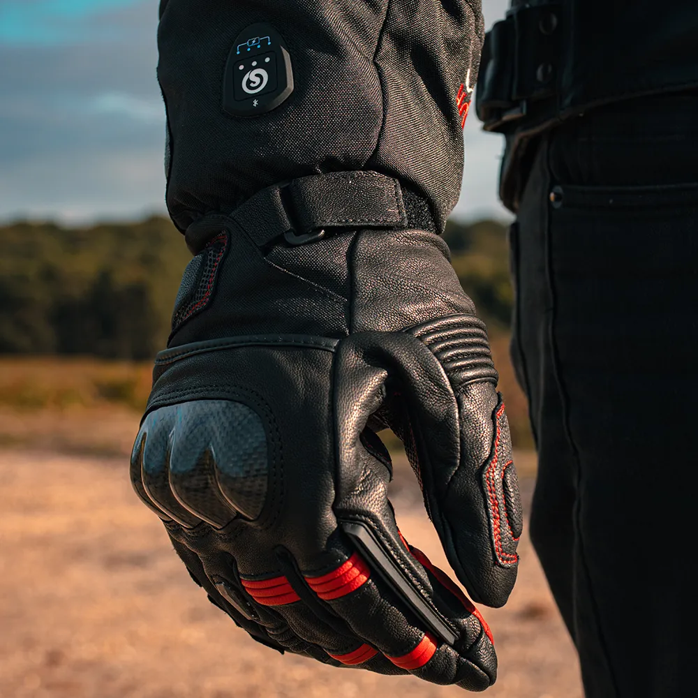 Savior Bluetooth  Battery Heated Motorcycle Gloves 2.0