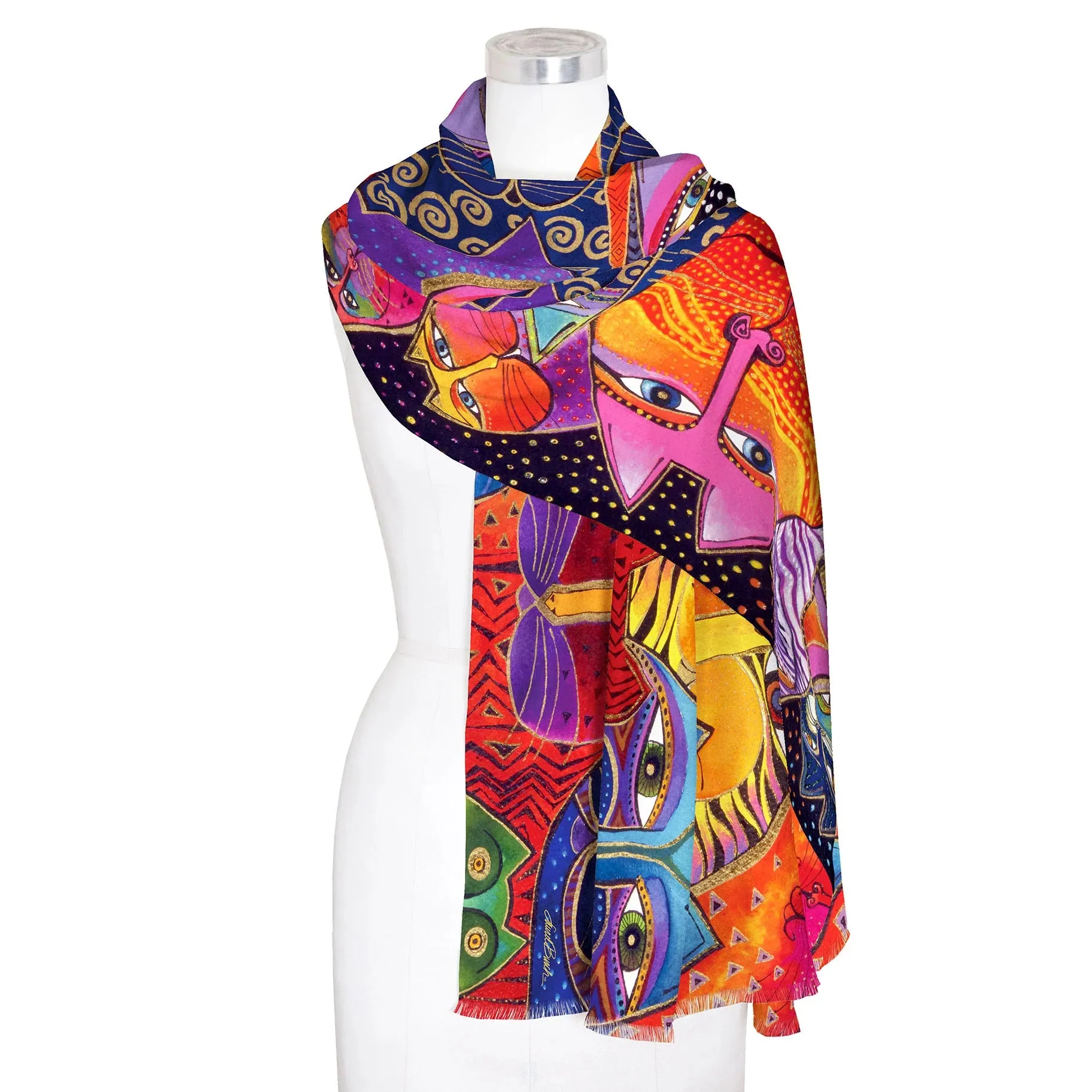 Silk Blend Fashion Shawl