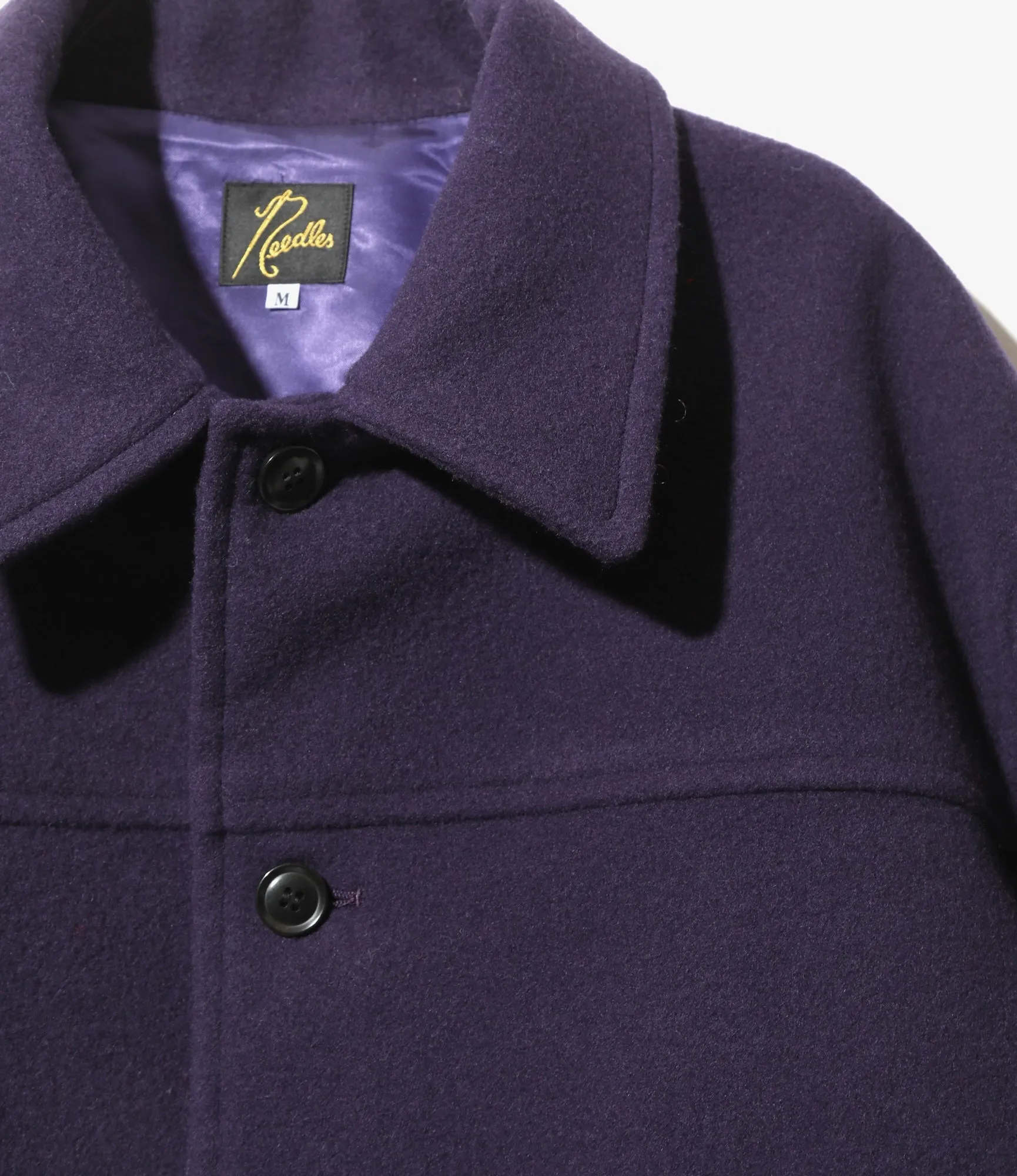 SN Coverall – Eggplant Wool Moleskin