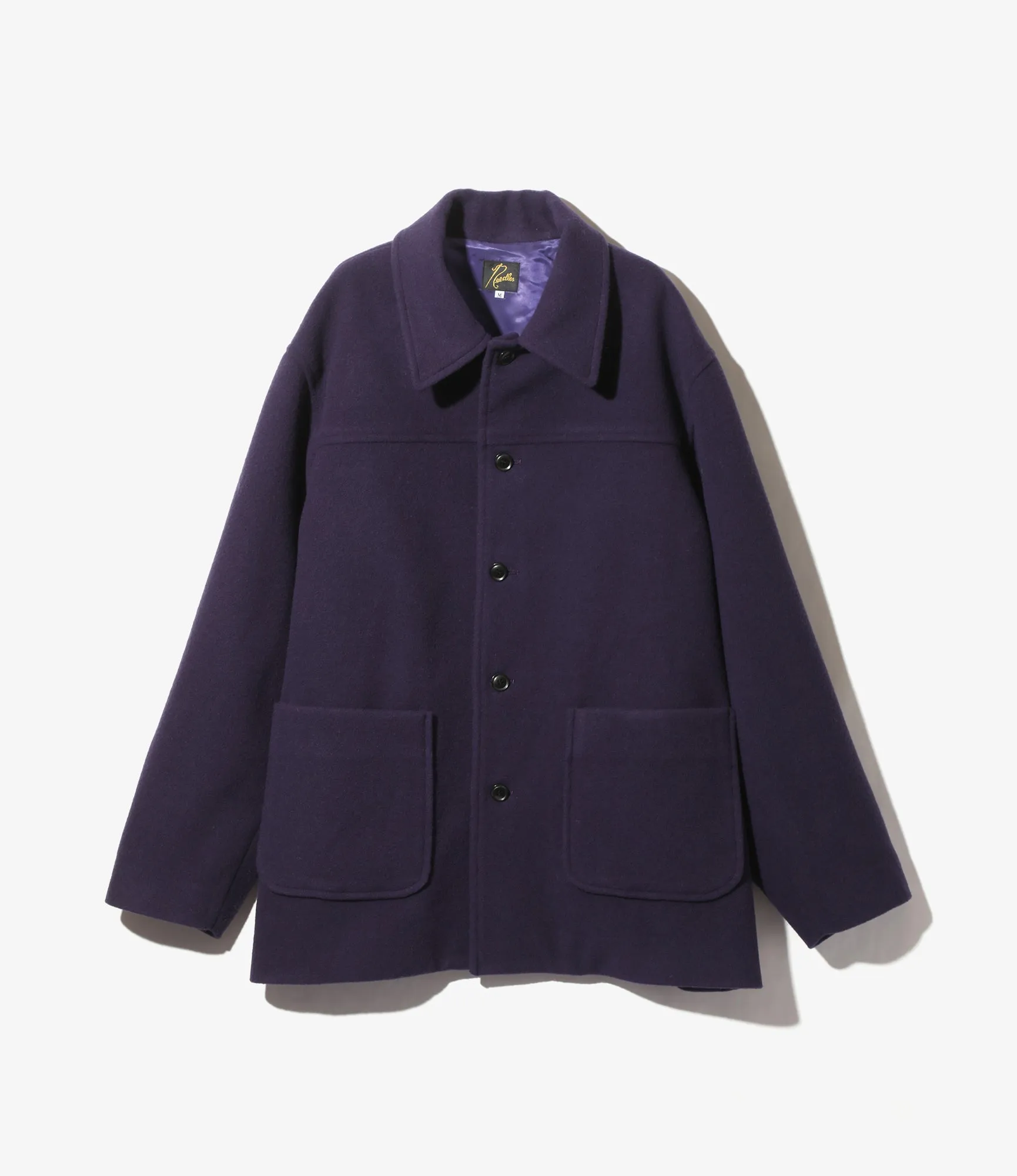 SN Coverall – Eggplant Wool Moleskin