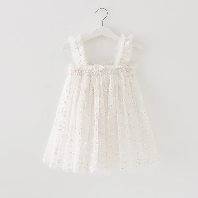 Sophia - Girls Tulle Daisy Dress