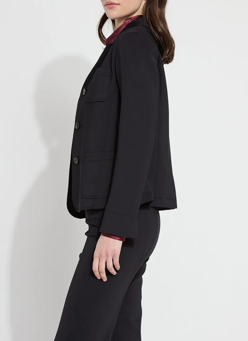 Spencer Neoprene Jacket | Black