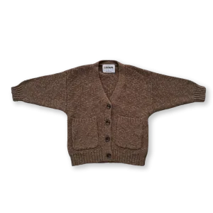 Textured Cardigan - Mud