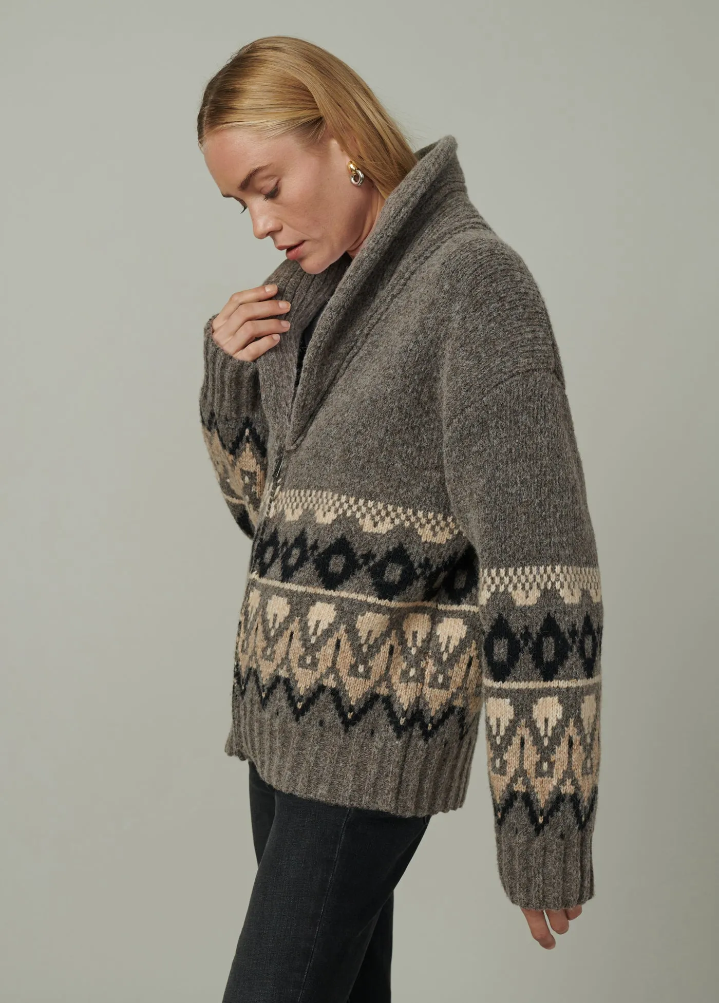 THE INGA FAIRISLE CARDIGAN