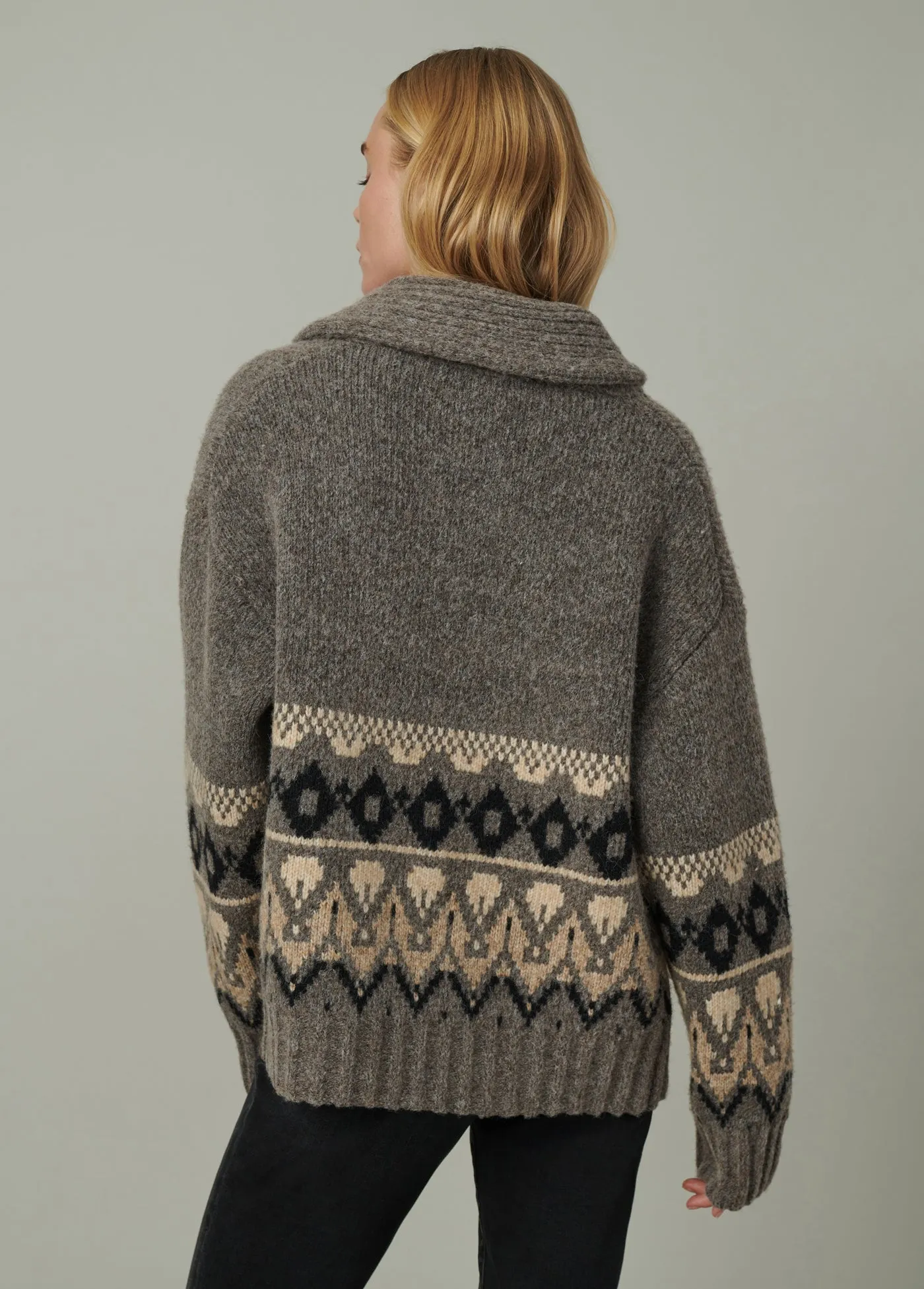 THE INGA FAIRISLE CARDIGAN