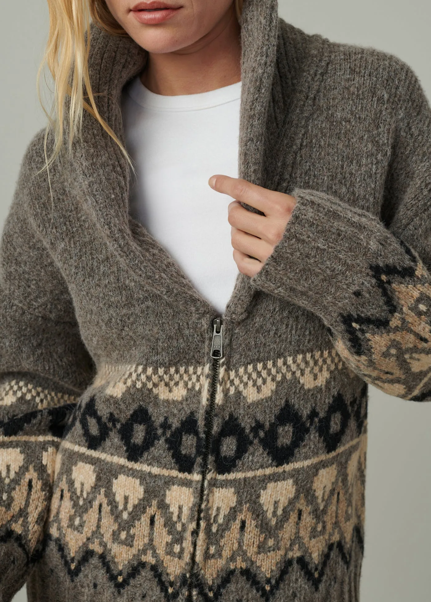 THE INGA FAIRISLE CARDIGAN