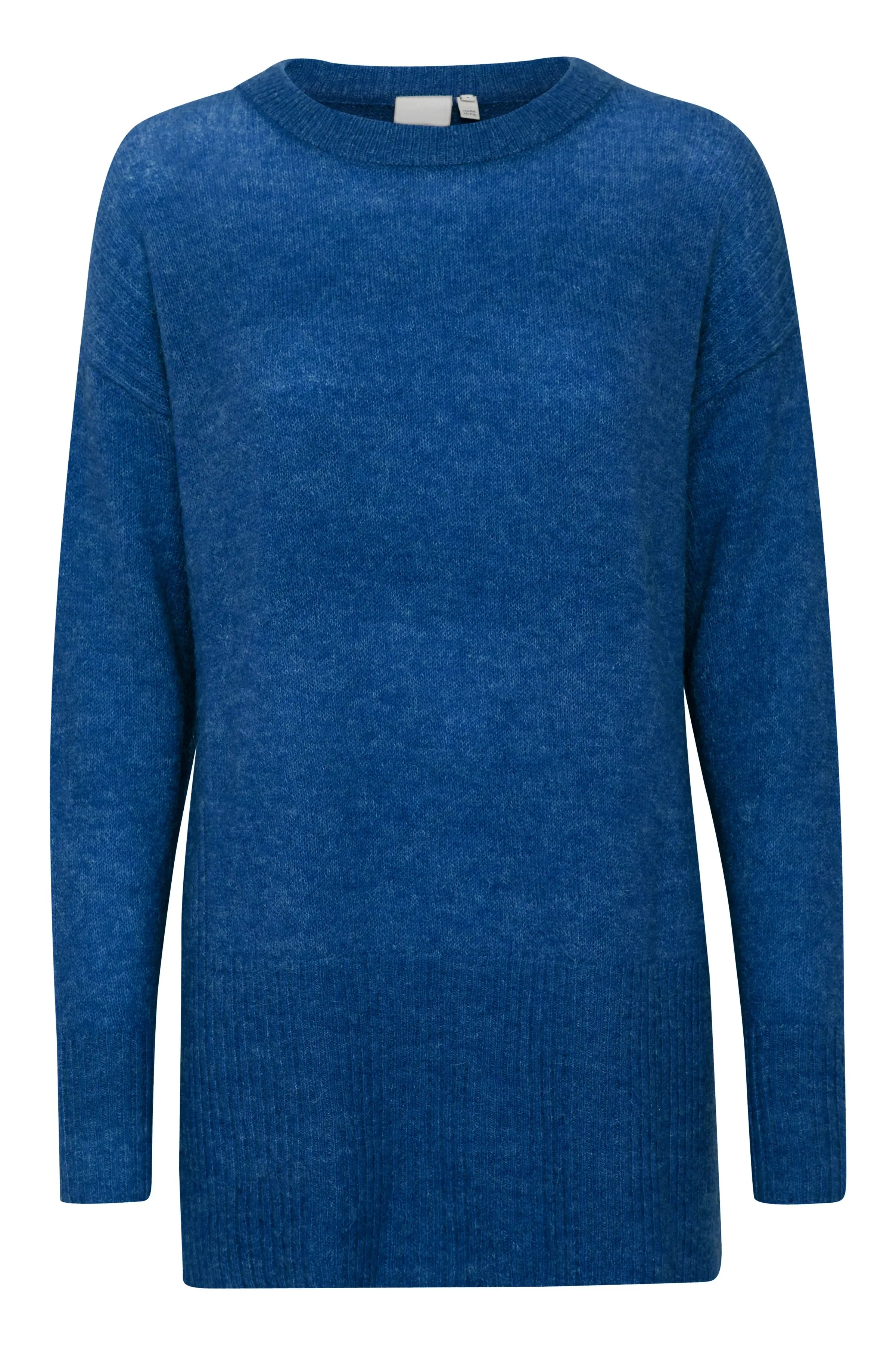 The Kamara Long Sweater - Marine Blue